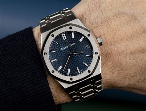 audemars piguet royal oak blue baton|audemars piguet royal oak donna.